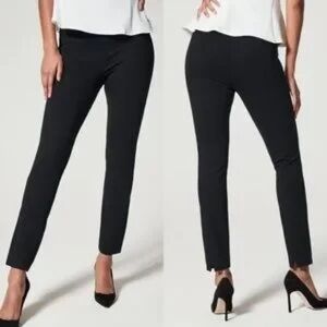 SPANX Perfect Pant Black Small Ankle Skinny Ponte Work Pants Pull On High Rise
